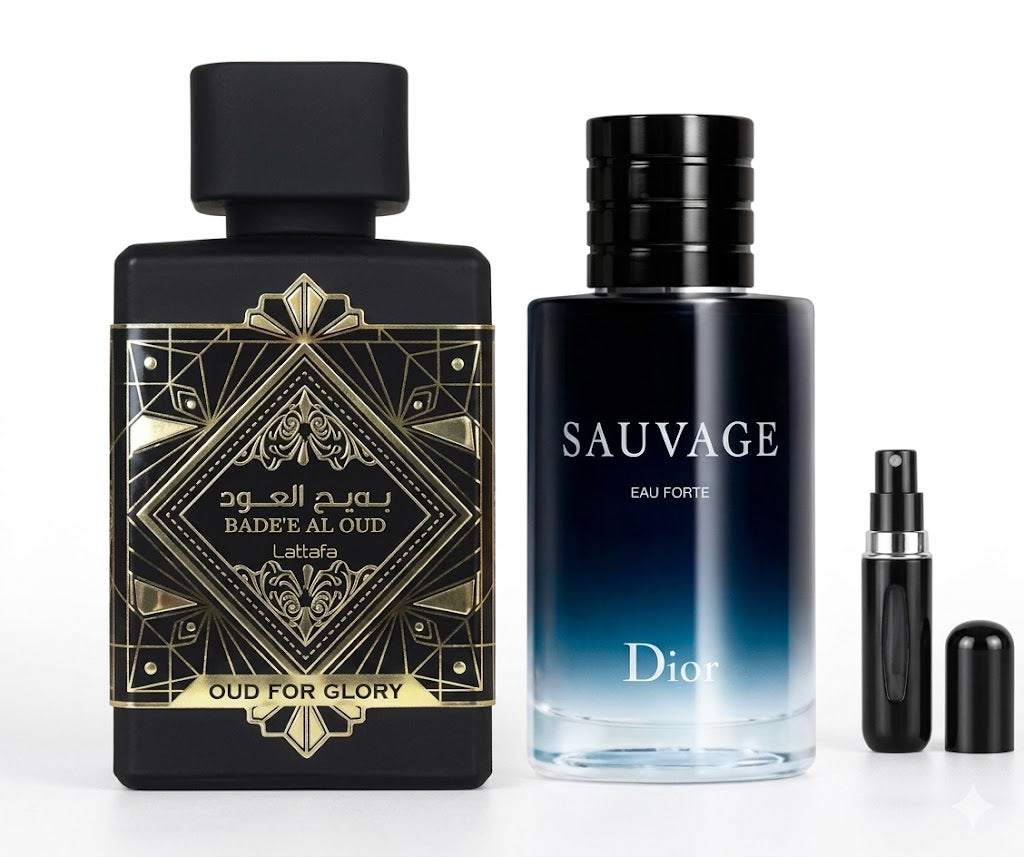 Duo Lattafa Oud For Glory Sauvage: La Esencia Del Poder Absoluto