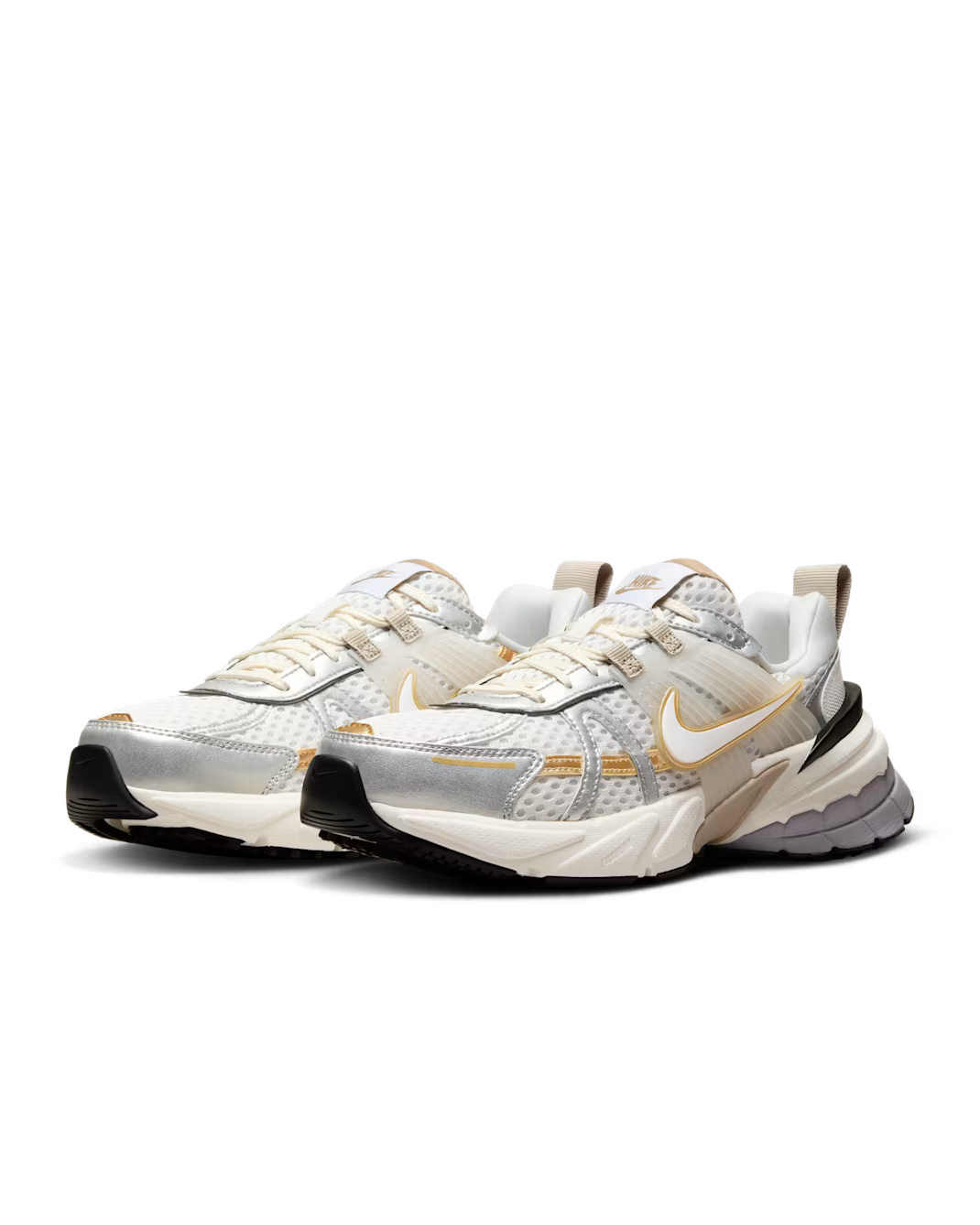 Nike Vk2 Mt Blanco Y Dorado - Edición Exclusiva En Colombia